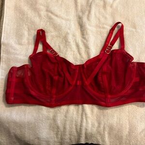 Torrid size 3 sexy red bra